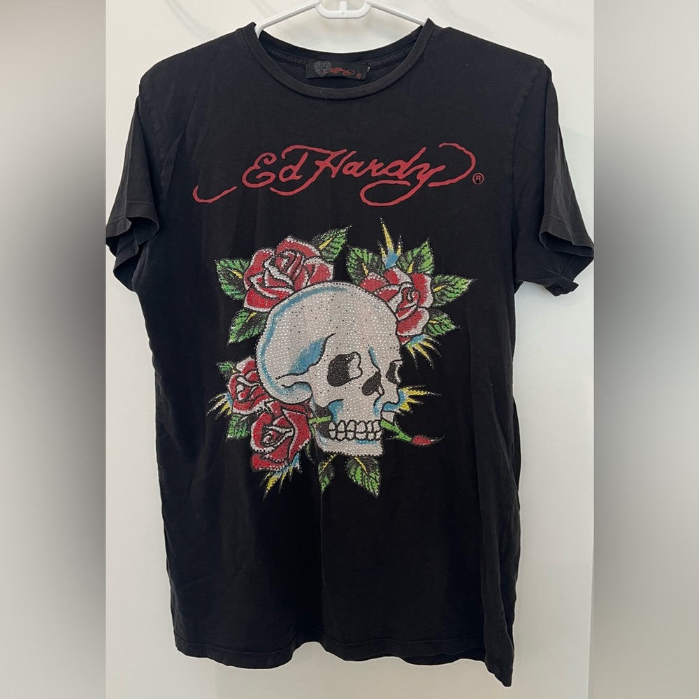 Ed Hardy Black Cotton Apparel